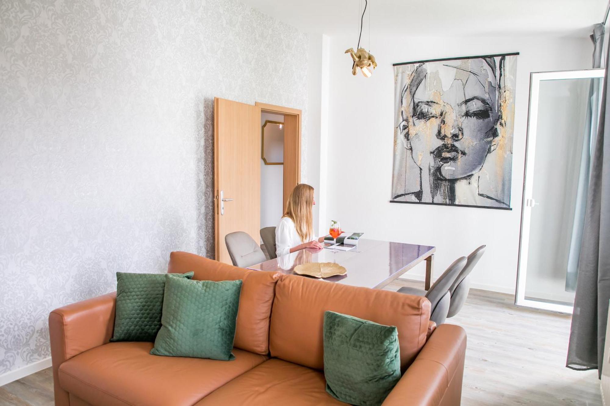 City Apartment "Hans Seat" Rostock Mit Rooftop-Terrasse Luaran gambar